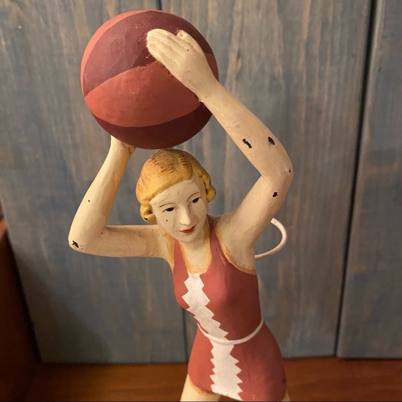 Vintage Rare Female Basketball Player 12” Figurine - Picture 8 of 14